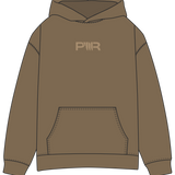 Brown Essentially PWR Hoodie