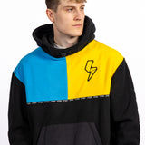 Tri Panel Hoodie (Fleece)