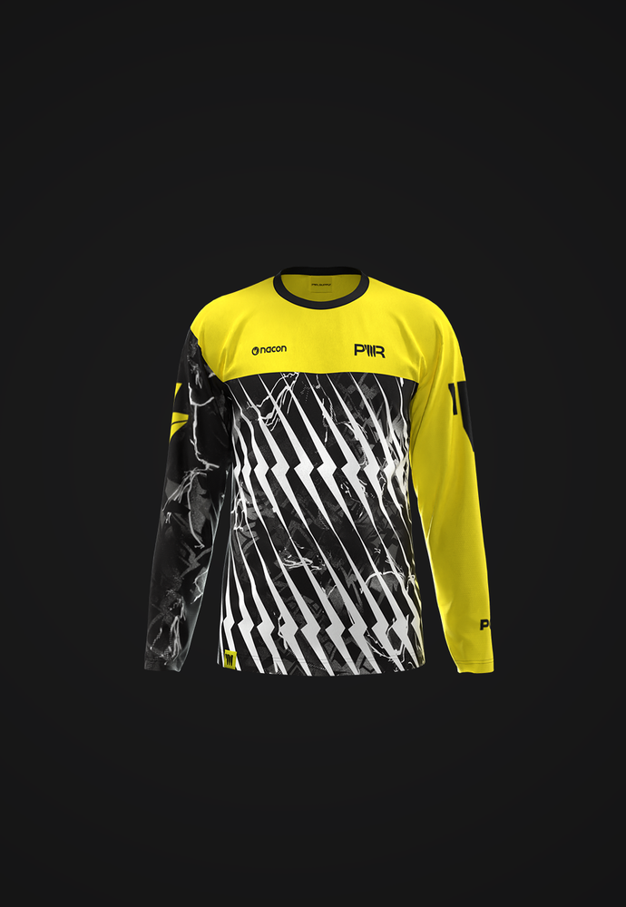 POP UP EXCLUSIVE - Black/Yellow Jersey (long sleeves) - Non Custom