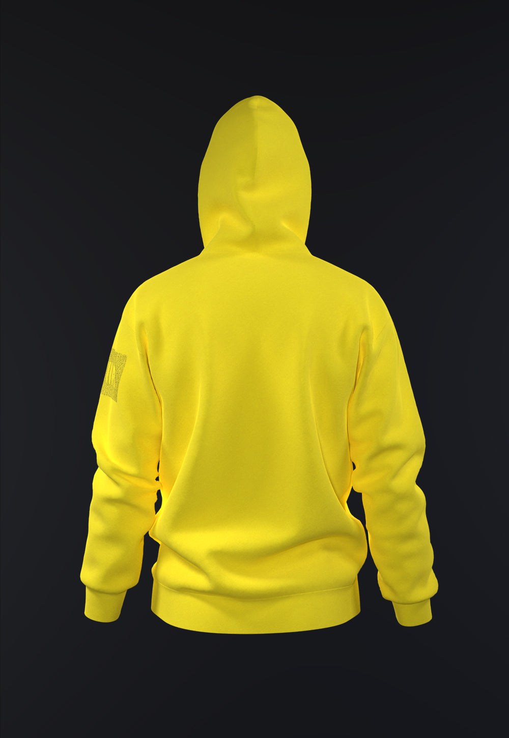 Velcro Hoodie and random patches (yellow)